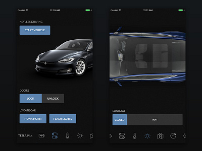 Tesla Plus for iOS (2/2) app apple car elon ev icons ios iphone model musk s tesla