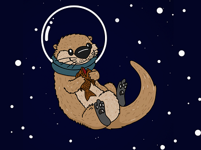 Otter Space illustration