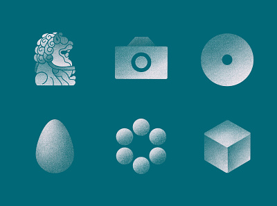 Icons for Hash Ordon design digital icon set logo