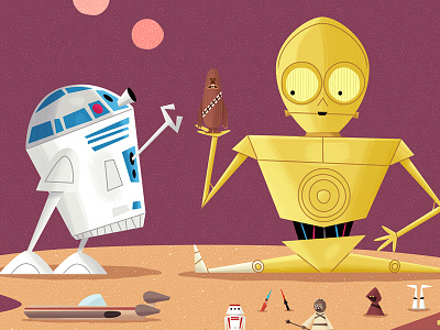 May the 4th be with you - Qui-Gon Jinn by Loy Iver on Dribbble