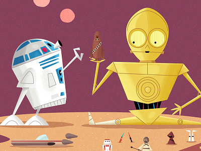 Droids and Their Toys (Final) a new hope c 3po character kenner may the fourth r2 d2 robot star wars texture toys