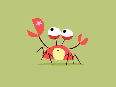 Crab from Wonder Boy......3 maybe? character crab illustration photoshop wonderboy