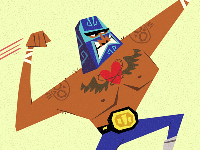 Guacamelee! character game guacamole illustration luchador mexico wii u wrestler