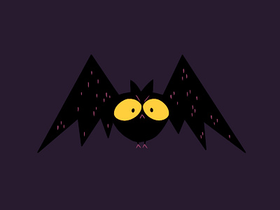 Batty bat character cute halloween
