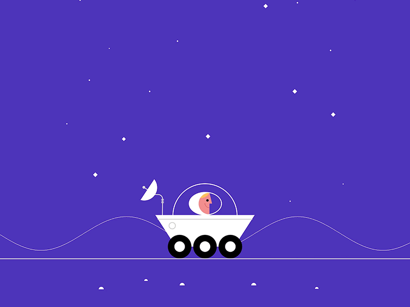 Space Explorer animation gif loop space spaceman