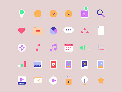 Icons for The Magical World of Data animation data explainer video illustration tech