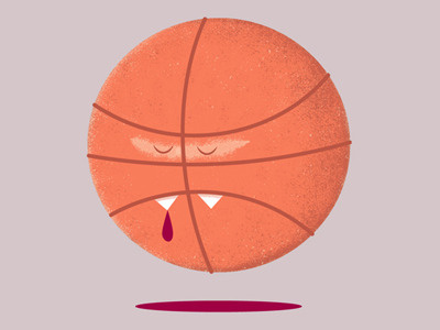 Bloodball basketball character illustration monster monsterball vampire