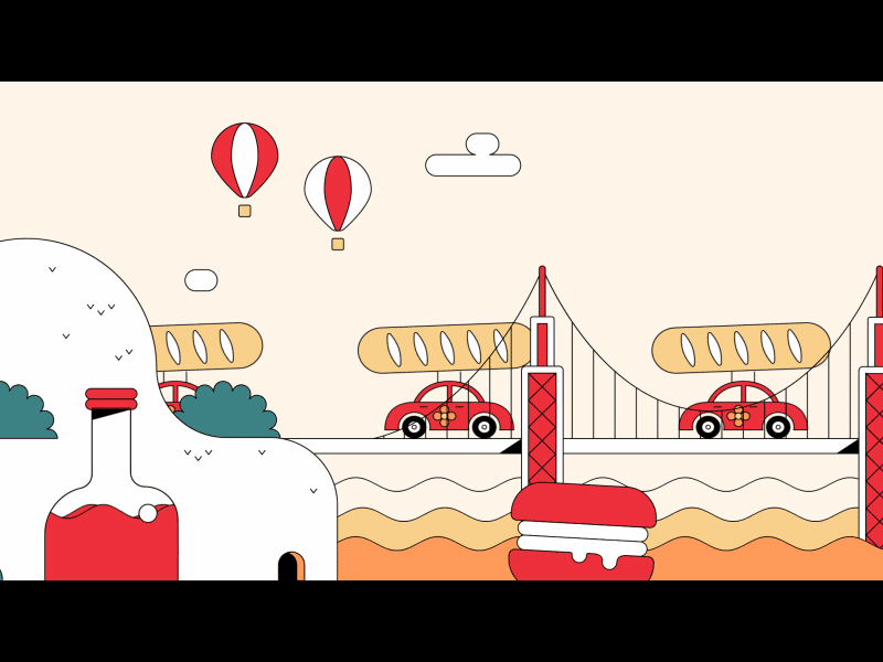 We Bring Cannes to You! (San Francisco) animation character chicago dallas french gif illustration london loop los angeles minneapolis nyc san francisco sydney