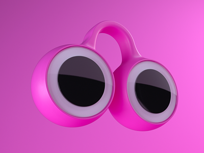 Googly Pinks 3d c4d eyes feedtheeyeball googly lighting modelling mograph octane render pink