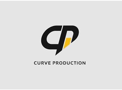 Curve Production Logo art brand design branding creative design font graphic design illustration illustrator lettermark logo logo design logomark logos photography production typography ui ux vector