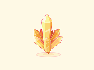 Emperium crystal illustration vector