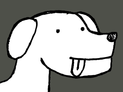 WOOF! WOOF! 2d after effects animation bark black hand drawn im a muthafucking dog vector white woof