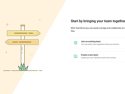 Join Or Create Team illustrations onboarding onboarding screen