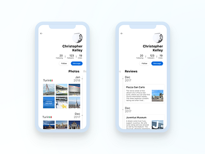 Simple Travel Guide App Part 6 Profile app guide ios profile travel ui