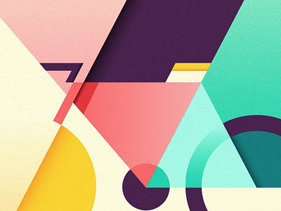Emotional Layers abstract bike illustration rayoranges shapes