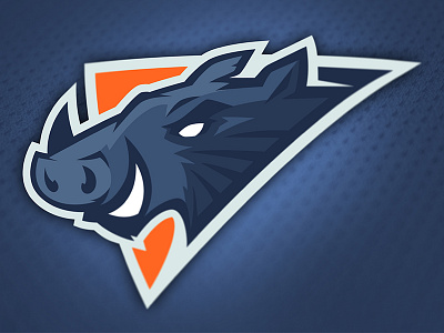 Hockey Logo - HCCA design hockey hog illustration logo rebrand