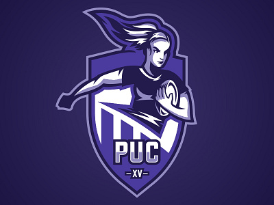 PUC Women's Rugby Team Logo