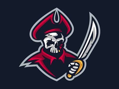 Sea of Thieves - Personal Logo design illustration logo pirate sea of thieves skull