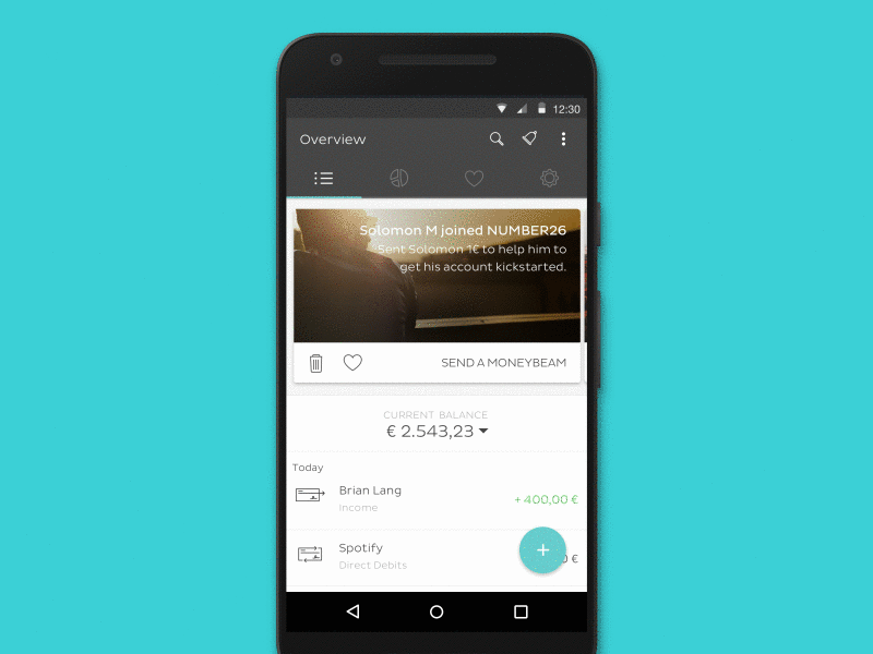N26 Android Redesign
