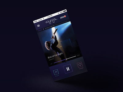 Radio Voyage Mobil App UI/UX