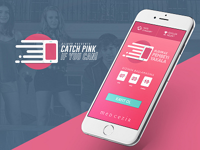 Mobil Site / Catch Pink If You Can app design ios menu mobile mobile site responsive ui ux
