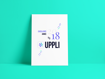 Greeting card 2018 by Uppli