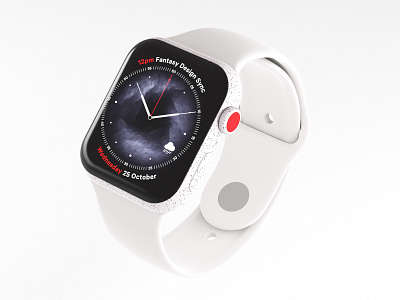 Apple Watch — Weather Face 3d blender cycles interface time ui watch widget