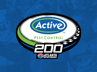 Active Pest Control 200 Logo active pest control active atlanta motor speedway branding camping world truck series nascar pest pest control truck series