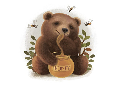 Bear and honey