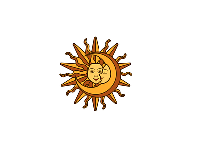 Sun art book character colors concept art design digital illustration logo sun vector vectorart