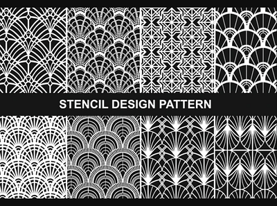 Stencil design pattern branding design graphic design illustratio illustration logo model patterns repeating design repeating stencil design stencil stencil design stencil desihn pattern vector vector design