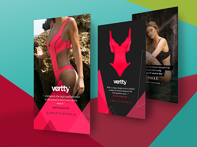 Instagram ads for Vertty ads banner ads banner design banners bikini branding digital instagram banner photoshop