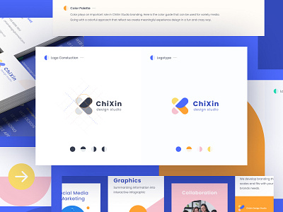 ChiXin Branding agency branding branding design branding identity geometry logo logotype ui ux x letter logo