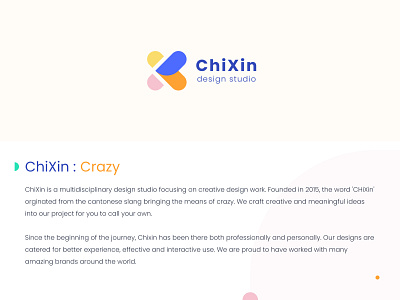 ChiXin Branding Story agency branding branding and identity concept design geometry logo logotype ui ux x letter logo