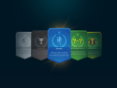 Fantasy Football Card Ui Design card design dark ui fantasy football fantasy sport graphic sport ui ux