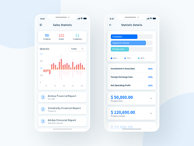 Finance Application Concept Design app app concept dailyui finance app mobile app statistics tracking ui ux