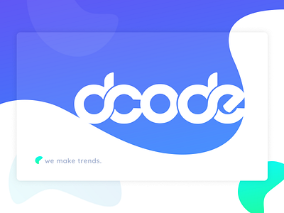 d-code logo design code dcode dress fashion logo logo design trend