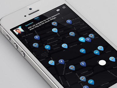 Post-Map app iphone map social