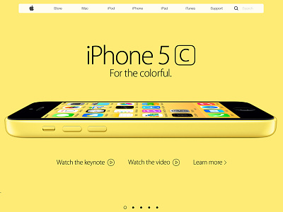 Apple Website Menu (Redesign) apple menu redesign website
