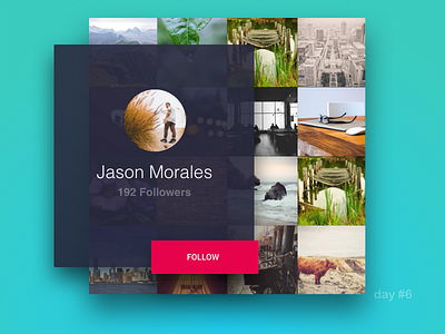 Day #6: Profile photo app 006 dailyui photo app shadow profile