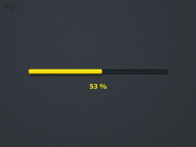 Energetic Yellow Progressbar Freebie free freebie progressbar psd