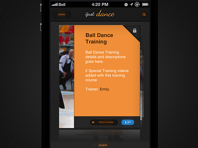 Ijust-Selected Item dance app ios ap iphone app