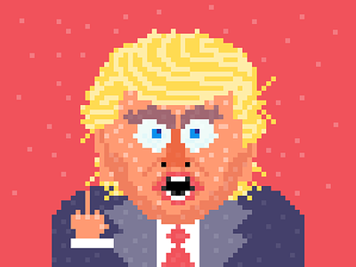 Trumppy Halloween asshole donald trump election halloween happy pixel pixel art trump us