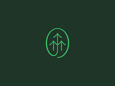 Coffee + Arrow - Logomark arrow coffee coffee bean logo logomark mark