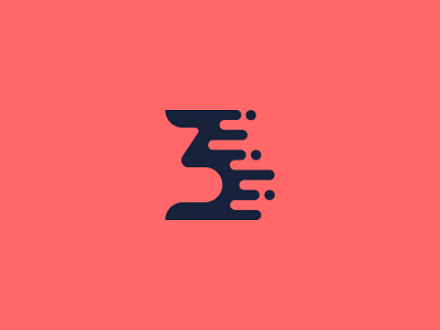3 + Fast - Logo Design 3 logo icon design logo minimal