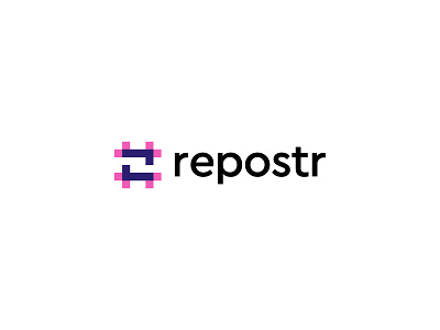 Repostr Logo Design