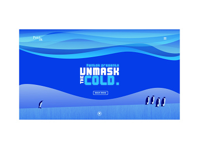 Unmask the Cold Documentary Website Landing Page design landing page website