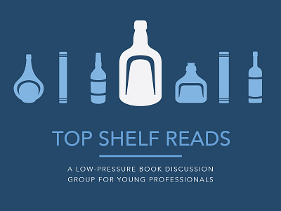Top Shelf Reads alcohol beer books library whiskey wine
