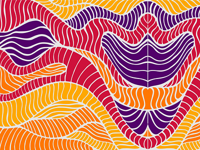 Waves textured pattern vector background flockedesign