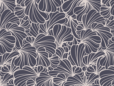 Floral textured pattern vector background flockedesign